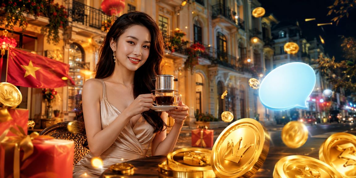 Người dùng tại Hà Nội thưởng thức cà phê sáng trong khi kiểm tra tài khoản thể thao trực tuyến